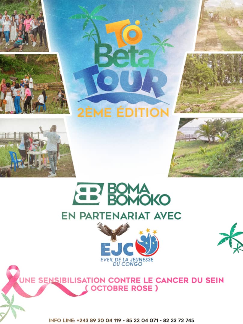 To Beta Tour – 2ème Édition : La jeunesse de Boma s’engage contre le cancer du sein